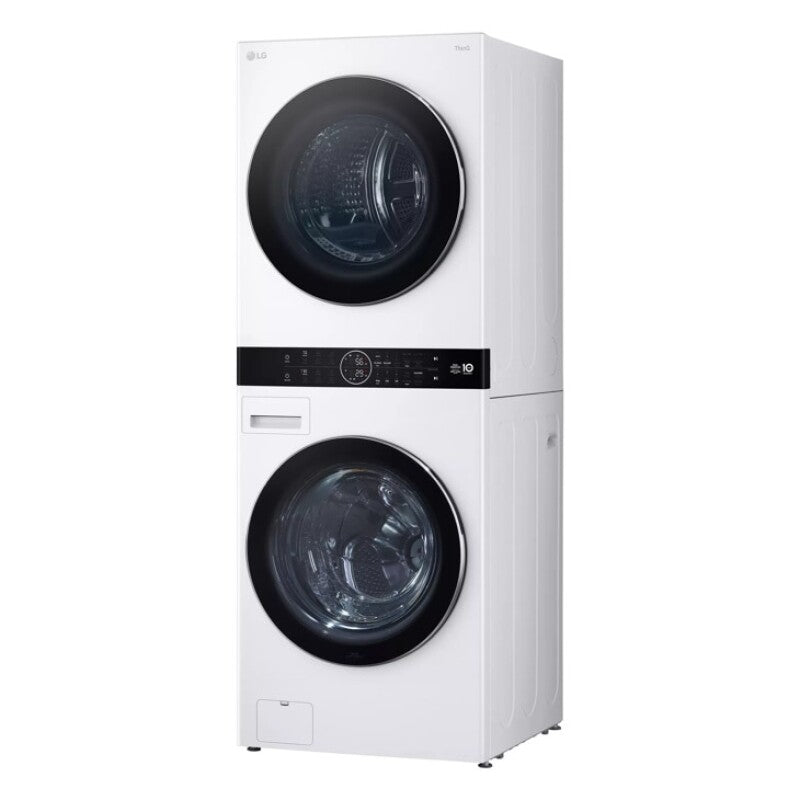 LG  Single Unit Washtower™ With Center Control™ 5.0 Cu. Ft. Front Load Washer And 7.8 Cu. Ft. Electric Ventless Heat Pump Dryer - White (WKHC252HWA)