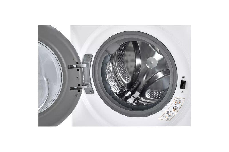 LG  2.4 Cu. Ft. Smart Wi-fi Enabled Compact Front Load Washer With Built-in Intelligence - White (WM1455HWA)