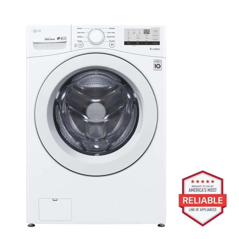 LG  4.5 Cu. Ft. Ultra Large Front Load Washer - White (WM3400CW)