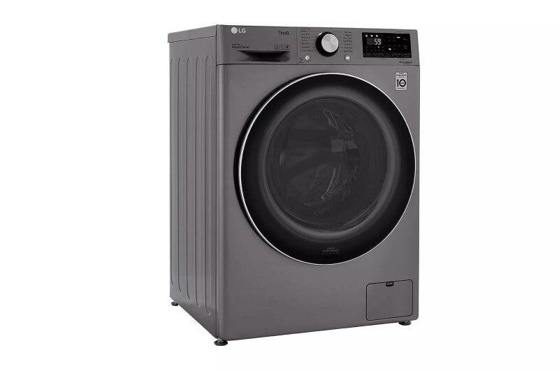 LG  2.4 Cu. Ft. Smart Wi-fi Enabled Compact Front Load All-in-one Washer/dryer Combo With Built-in Intelligence - Graphite Steel (WM3555HVA)