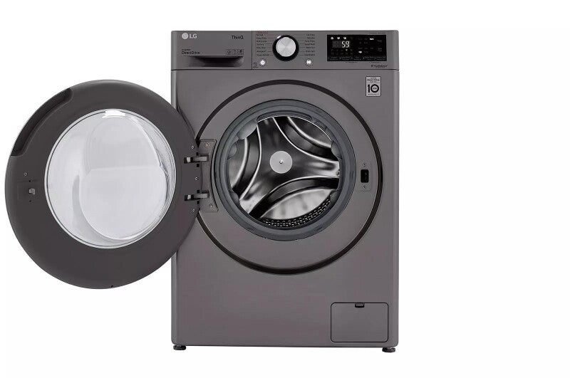 LG  2.4 Cu. Ft. Smart Wi-fi Enabled Compact Front Load All-in-one Washer/dryer Combo With Built-in Intelligence - Graphite Steel (WM3555HVA)
