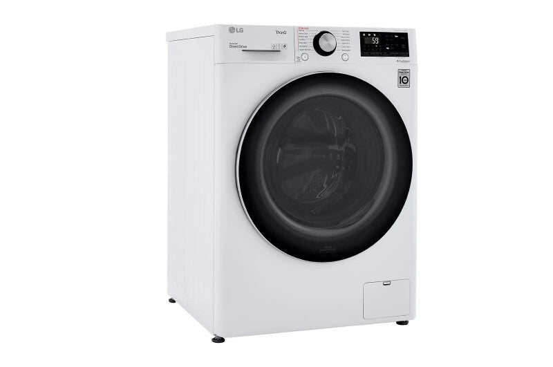 LG  2.4 Cu. Ft. Smart Wi-fi Enabled Compact Front Load All-in-one Washer/dryer Combo With Built-in Intelligence - White (WM3555HWA)