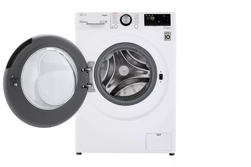 LG  2.4 Cu. Ft. Smart Wi-fi Enabled Compact Front Load All-in-one Washer/dryer Combo With Built-in Intelligence - White (WM3555HWA)