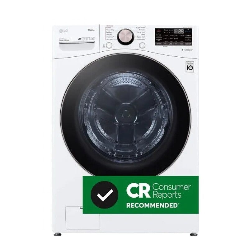 LG  4.5 Cu. Ft. Ultra Large Capacity Front Load Washer - White - White (WM4000HWA)