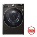 LG  5.0 Cu. Ft. Mega Capacity Smart Wi-fi Enabled Front Load Washer With Turbowash™ 360° And Built-in Intelligence - Black Steel (WM4200HBA)