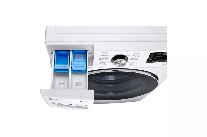 LG  5.0 Cu. Ft. Mega Capacity Smart Wi-fi Enabled Front Load Washer With Turbowash™ 360° And Built-in Intelligence - White (WM4200HWA)