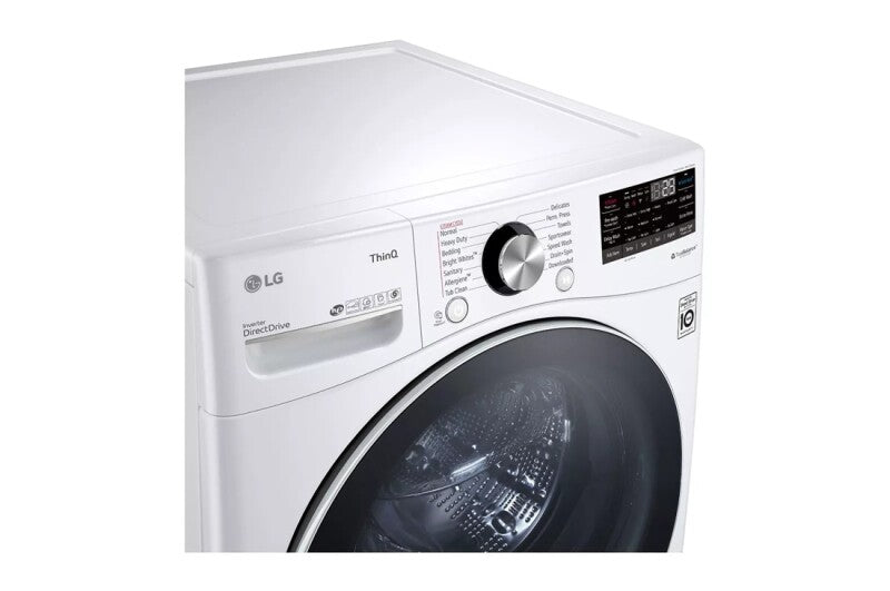 LG  5.0 Cu. Ft. Mega Capacity Smart Wi-fi Enabled Front Load Washer With Turbowash™ 360° And Built-in Intelligence - White (WM4200HWA)