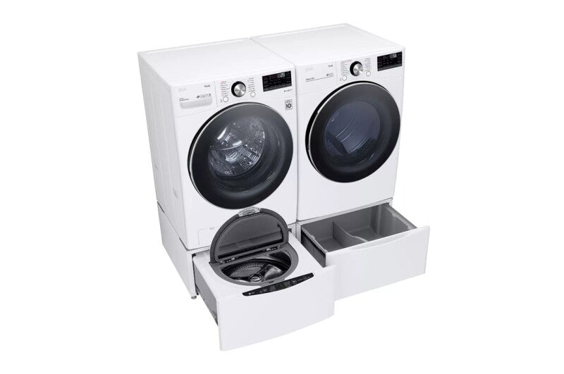 LG  5.0 Cu. Ft. Mega Capacity Smart Wi-fi Enabled Front Load Washer With Turbowash™ 360° And Built-in Intelligence - White (WM4200HWA)