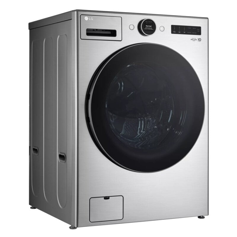 LG  4.5 Cu. Ft. Capacity Smart Front Load Energy Star Washer With Turbowash® 360° And Ai Dd® Built-in Intelligence - Graphite Steel (WM5500HVA)