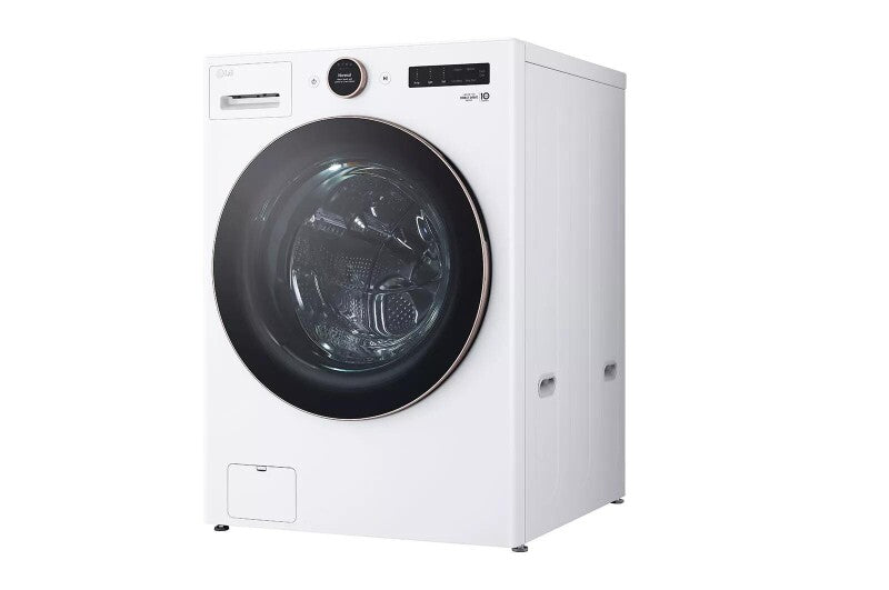 LG  5.0 Cu. Ft. Mega Capacity Smart Front Load Energy Star Washer With Turbowash® 360° And Ai Dd® Built-in Intelligence - White (WM6500HWA)