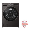 LG  5.0 Cu. Ft. Mega Capacity Smart Front Load Washer With Ai Dd® 2.0 Built-in Intelligence & Turbowash® 360° - Black Steel (WM6700HBA)