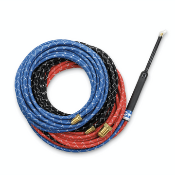 Weldcraft - Torch Pkg, 25' (7.6m), Braided - WP-125L-25-R