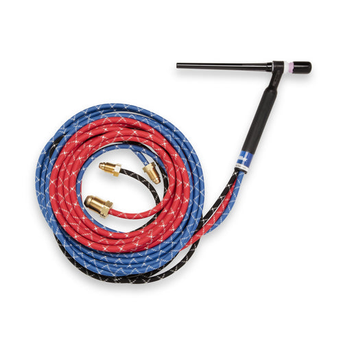 Weldcraft W-250 Braided Rubber TIG Torch Package