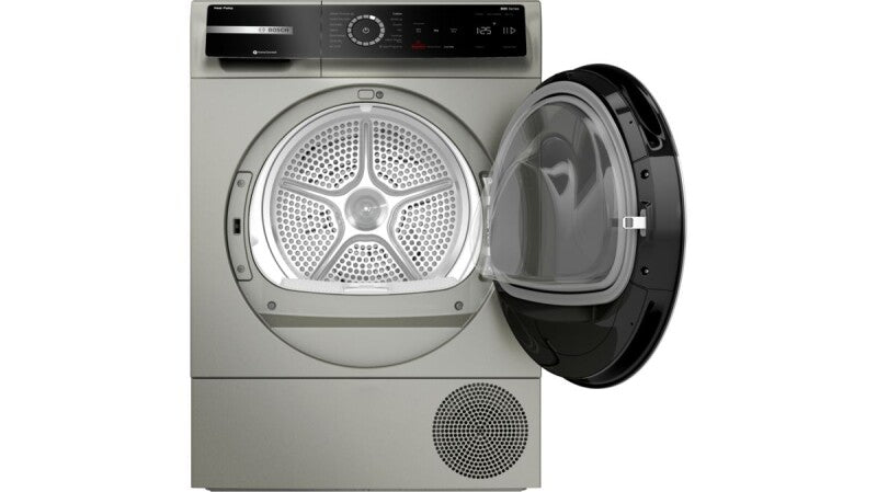 BOSCH  800 Series Heat Pump Dryer - Pearl Steel (WQB245AXUC)