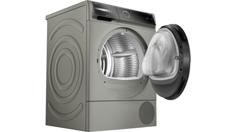 BOSCH  800 Series Heat Pump Dryer - Pearl Steel (WQB245AXUC)