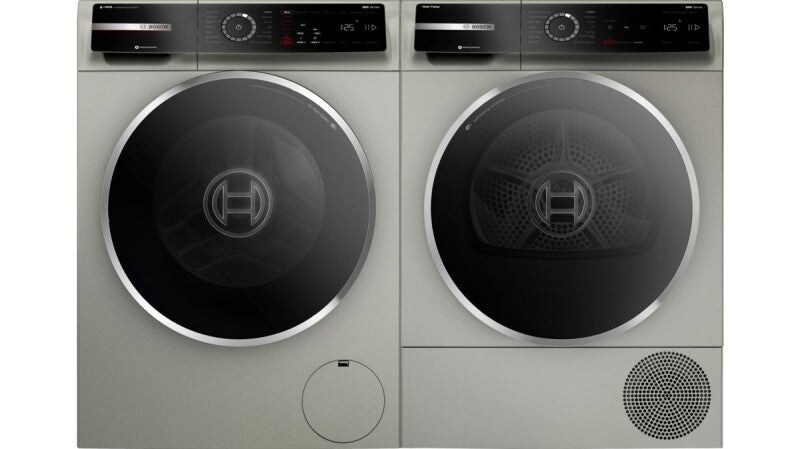 BOSCH  800 Series Heat Pump Dryer - Pearl Steel (WQB245AXUC)