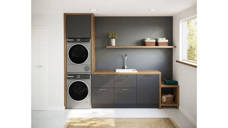 BOSCH  800 Series Heat Pump Dryer - Pearl Steel (WQB245AXUC)