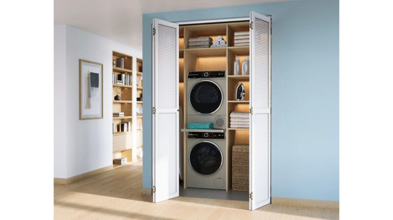 BOSCH  800 Series Heat Pump Dryer - Pearl Steel (WQB245AXUC)