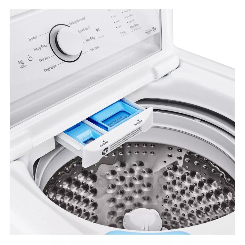 LG  4.1 Cu. Ft. Top Load Washer With 4-way Agitator® And Turbodrum™ Technology - White (WT6105CW)