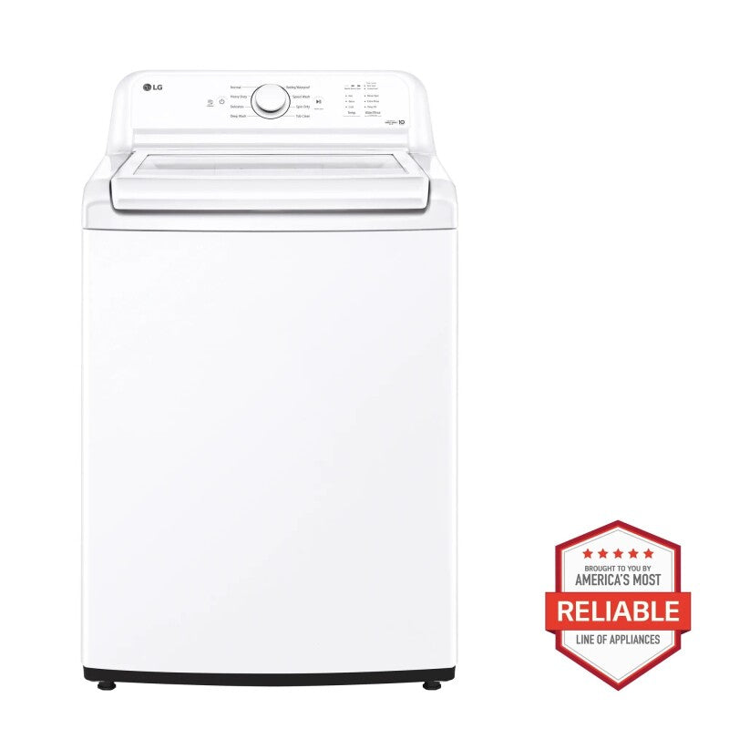 LG  4.1 Cu. Ft. Top Load Washer With 4-way Agitator® And Turbodrum™ Technology - White (WT6105CW)