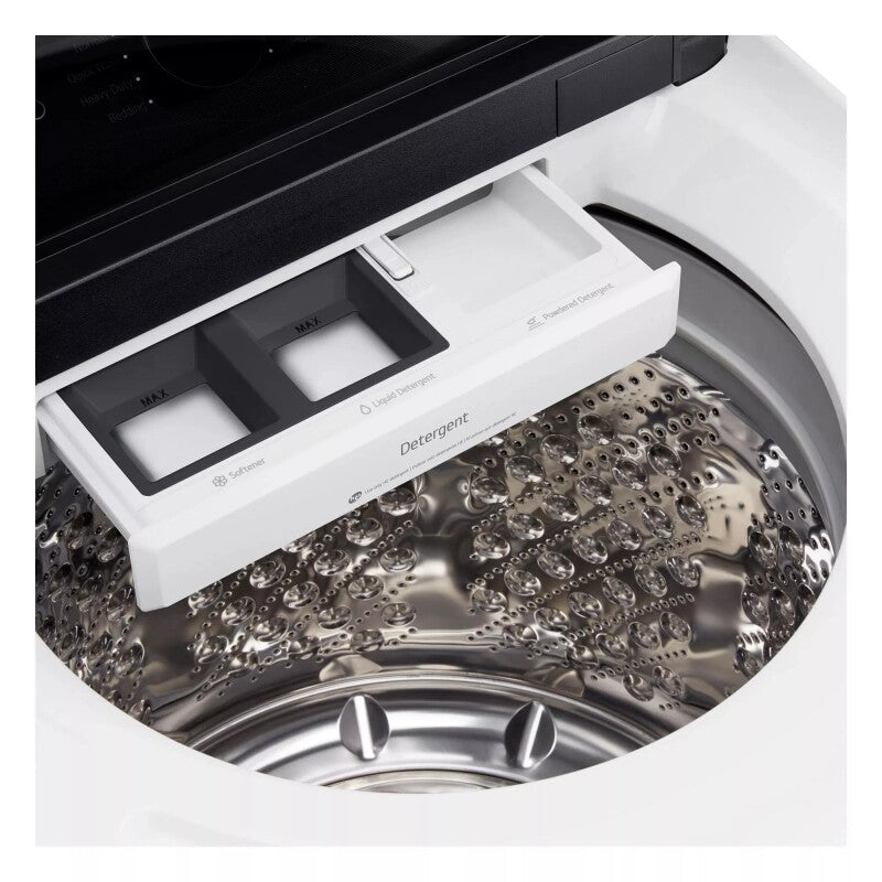 LG  5.5 Cu. Ft. Mega Capacity Smart Top Load Washer With Impeller, Easyunload™ & Ai Sensing - Alpine White (WT8400CW)