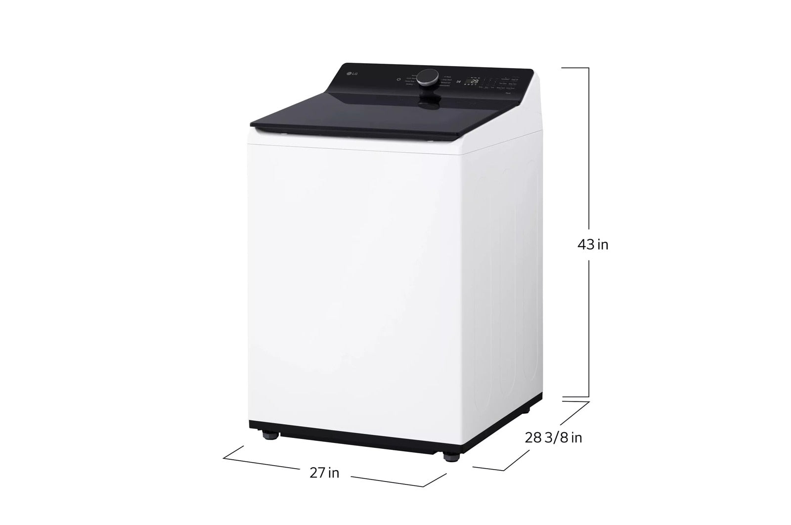 LG 5.5 cu. ft. Mega Capacity Smart Top Load Washer with Impeller, EasyUnload™ & AI Sensing