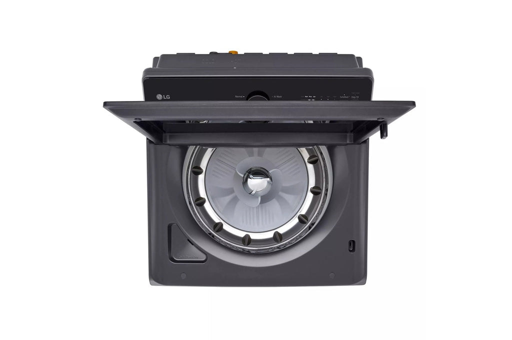 LG 5.3 cu. ft. Mega Capacity Smart Top Load Washer with 4-Way® Agitator, EasyUnload™ & AI Sensing