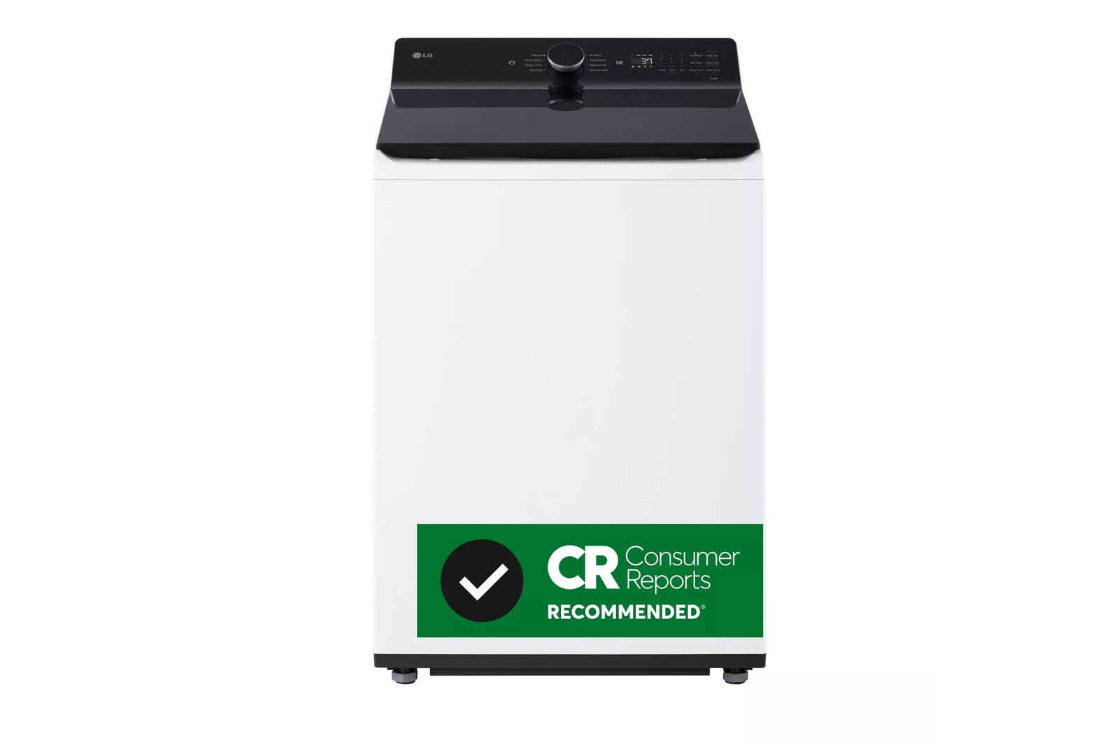 LG 5.3 cu. ft. Mega Capacity Smart Top Load Washer with 4-Way® Agitator, EasyUnload™ & AI Sensing