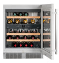 LIEBHERR Built-under multi-temperature wine fridge - Stainless Steel (WU3400)