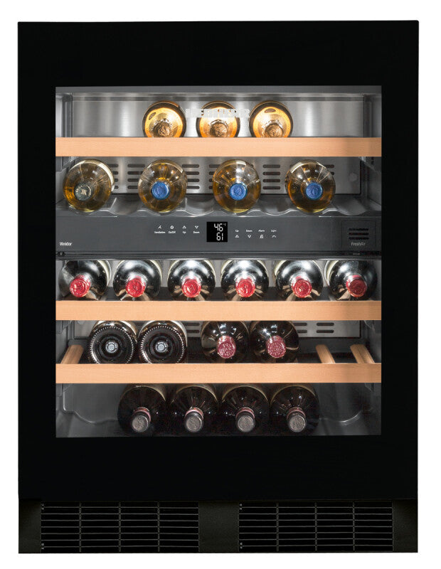 LIEBHERR Built-under multi-temperature wine fridge - Stainless Steel (WUGB3400)