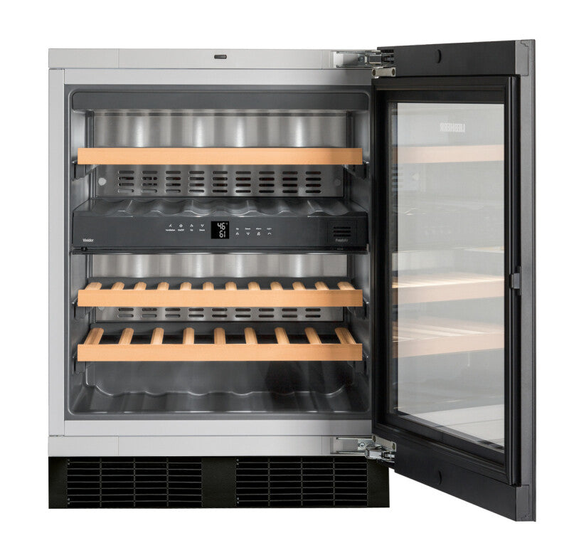 LIEBHERR Built-under multi-temperature wine fridge - Stainless Steel (WUGB3400)