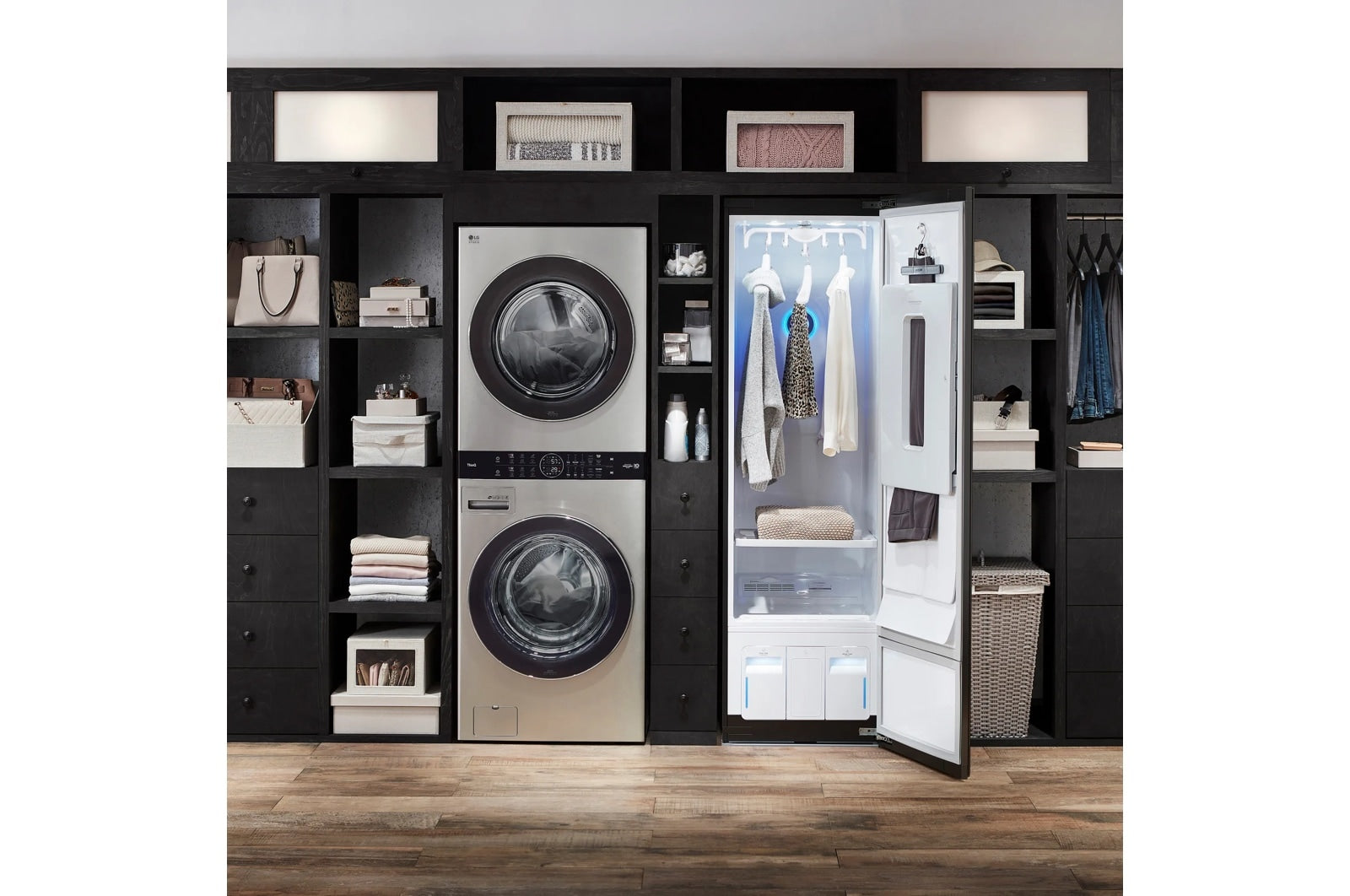 LG STUDIO WashTower™ with 5.0 cu. ft. Washer & 7.4 cu. ft. Dryer - Essence White