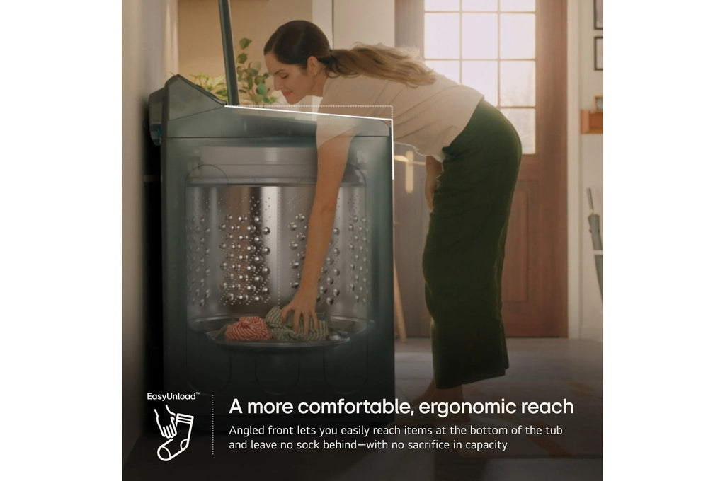 LG 5.0 cu. ft. Mega Capacity Smart Top Load Washer with Impeller, EasyUnload™ & AI Sensing