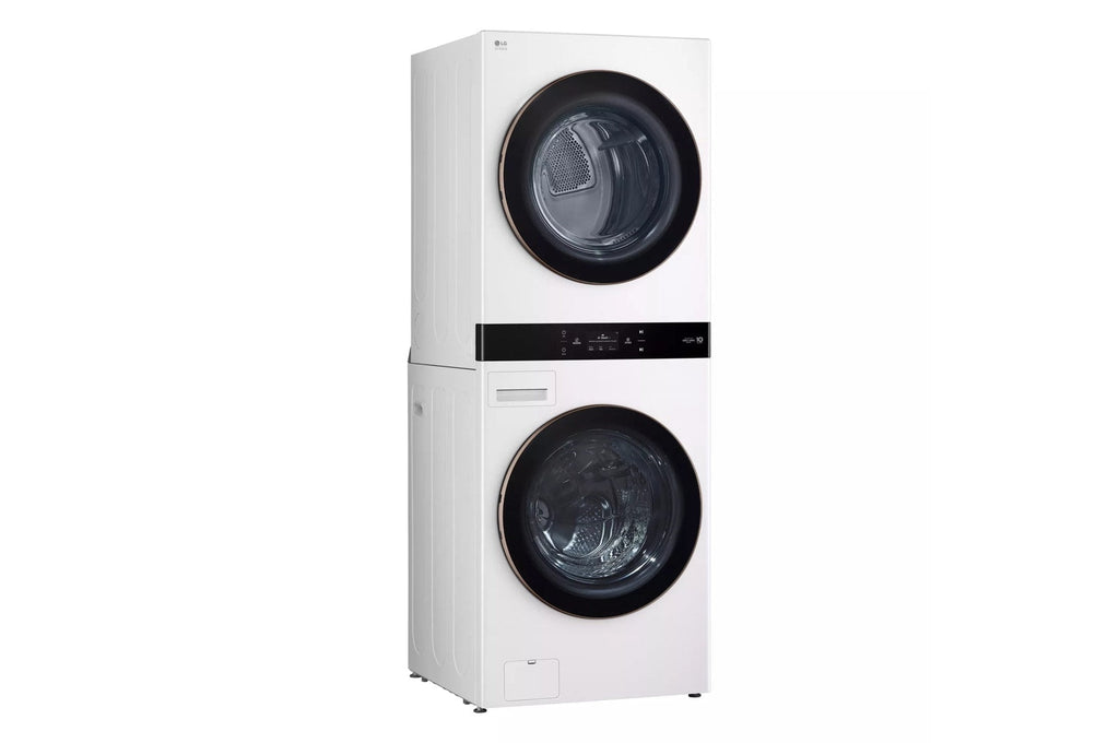 LG STUDIO WashTower™ with 5.0 cu. ft. Washer & 7.4 cu. ft. Dryer - Essence White