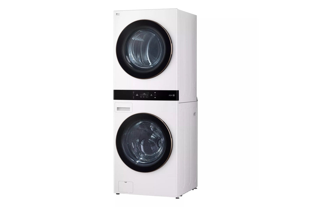 LG STUDIO WashTower™ with 5.0 cu. ft. Washer & 7.4 cu. ft. Dryer - Essence White