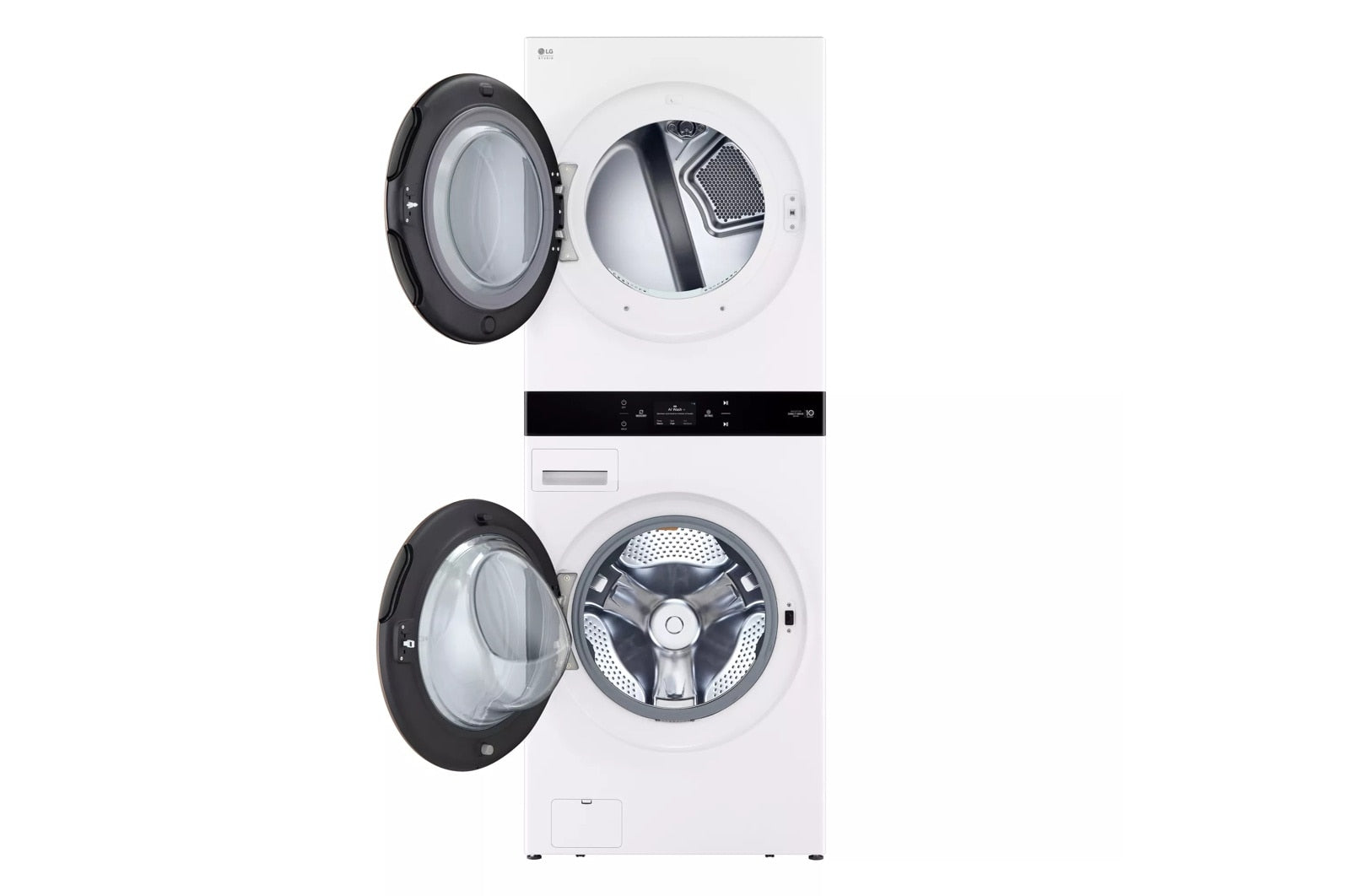 LG STUDIO WashTower™ with 5.0 cu. ft. Washer & 7.4 cu. ft. Dryer - Essence White