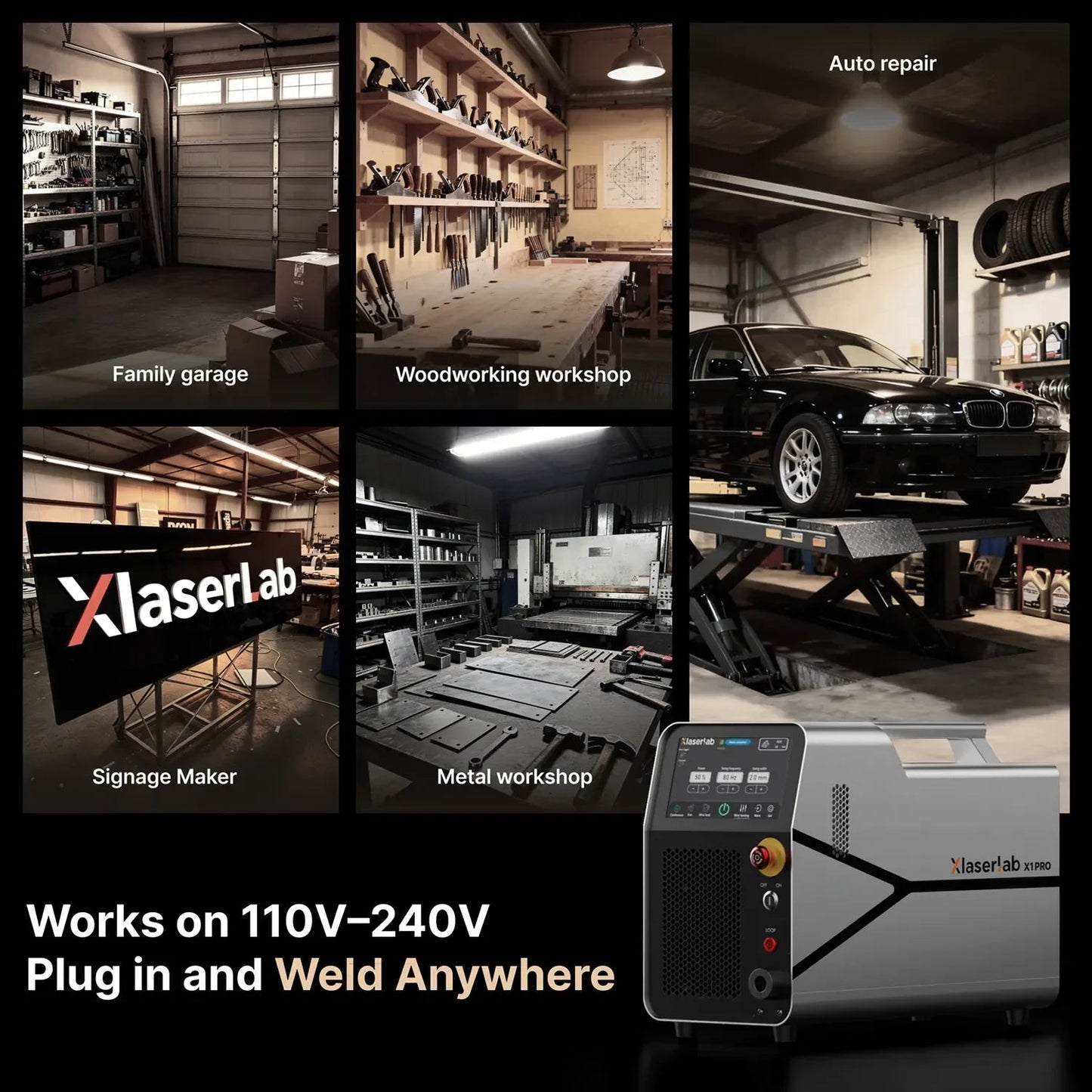 Xlaserlab X1 Pro Laser Welder Cutter Cleaner 700W Standard Kit New
