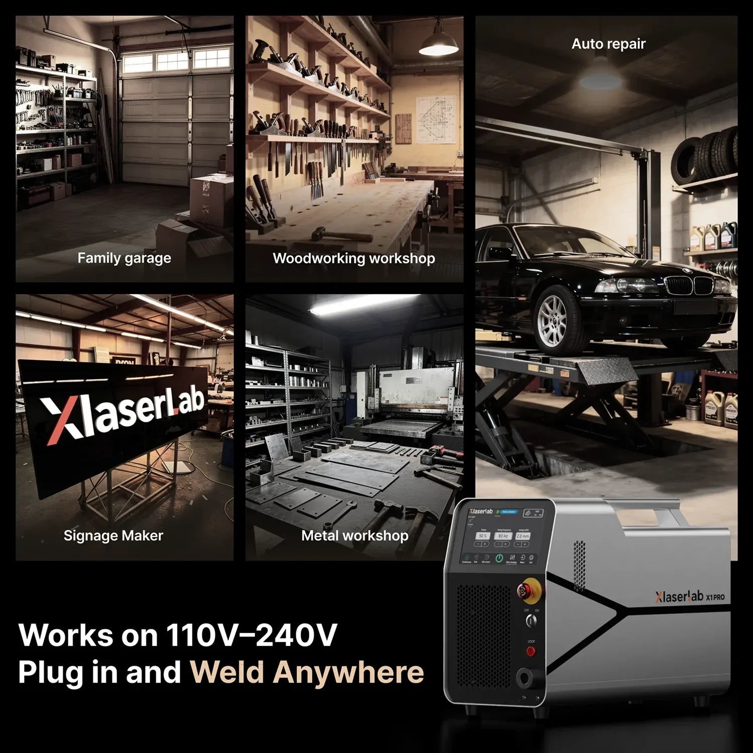 Xlaserlab X1 Pro Laser Welder Cutter Cleaner 700W Standard Kit New