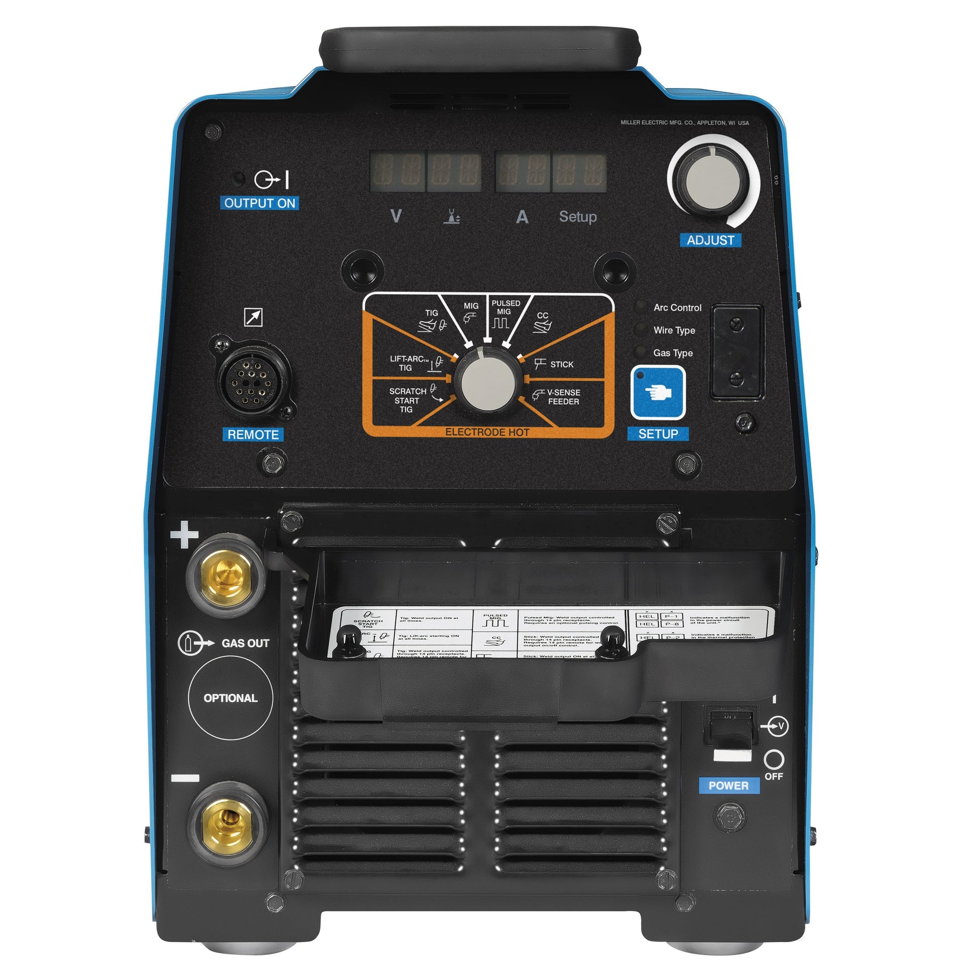Miller XMT 350 MPa Multiprocess Pulse MIG Welder w/ Tweco - 907366014