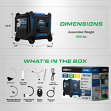 DuroMax XP28000iHT Generator 22000W/28000W Tri Fuel Gas Propane Natural Gas Inverter 50A Low THD CO Alert Electric Start New