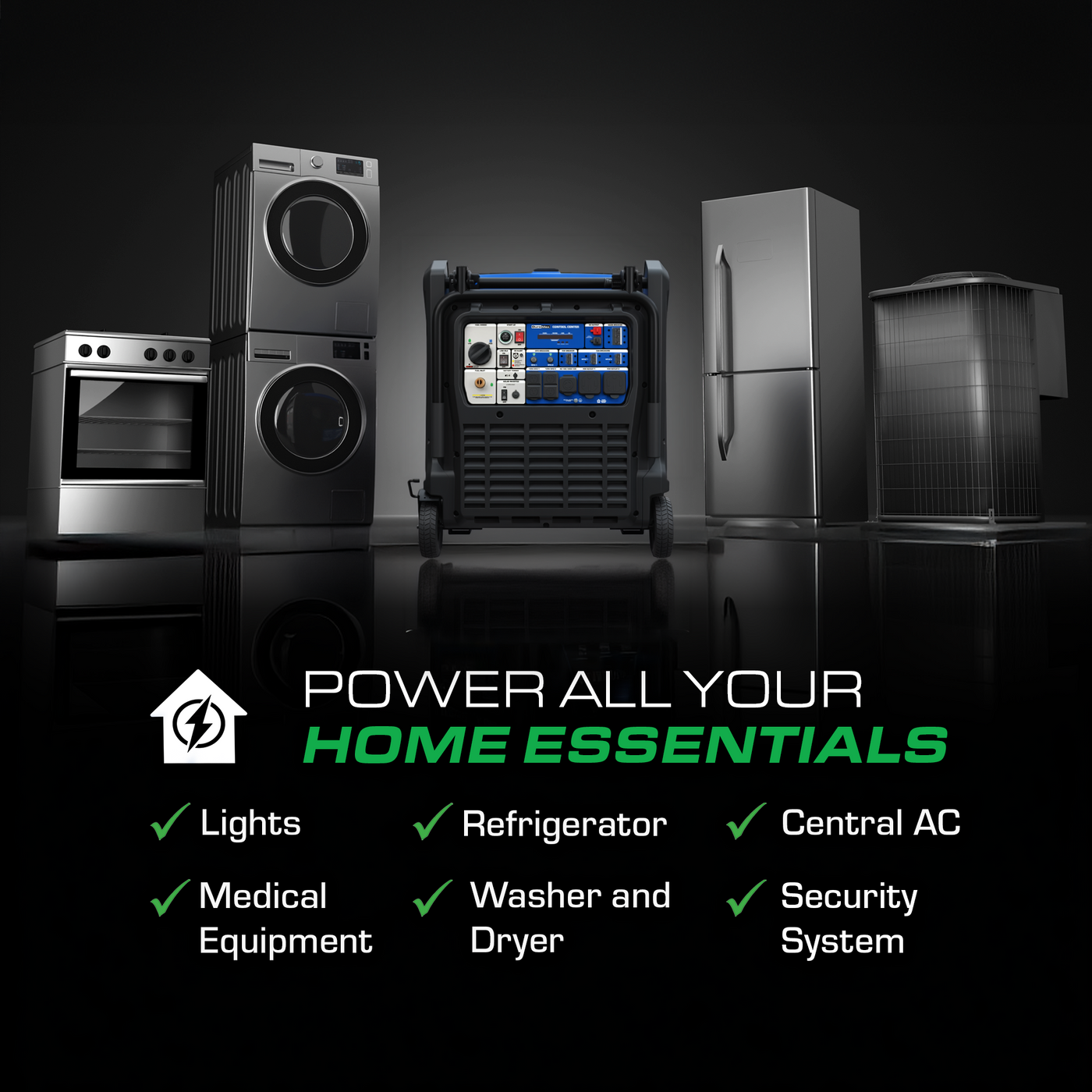 DuroMax XP28000iH Generator 22000W/28000W Dual Fuel Gas Propane Inverter 50A Low THD CO Alert Electric Start New