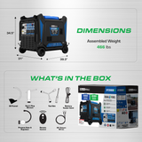DuroMax XP28000iH Generator 22000W/28000W Dual Fuel Gas Propane Inverter 50A Low THD CO Alert Electric Start New
