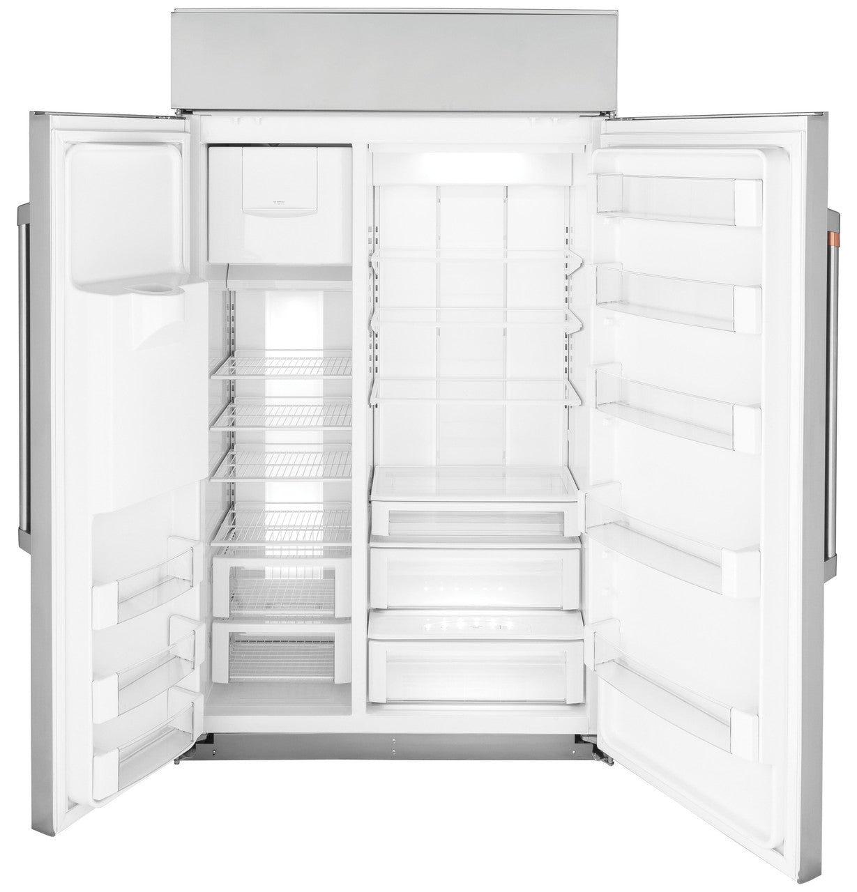 CAFÉ™ 48" Smart Built-In Side-by-Side Refrigerator with Dispenser