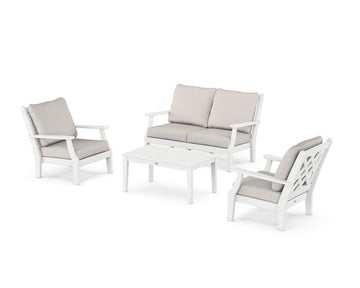 Wovendale 4-Piece Deep Seating Set with Loveseat