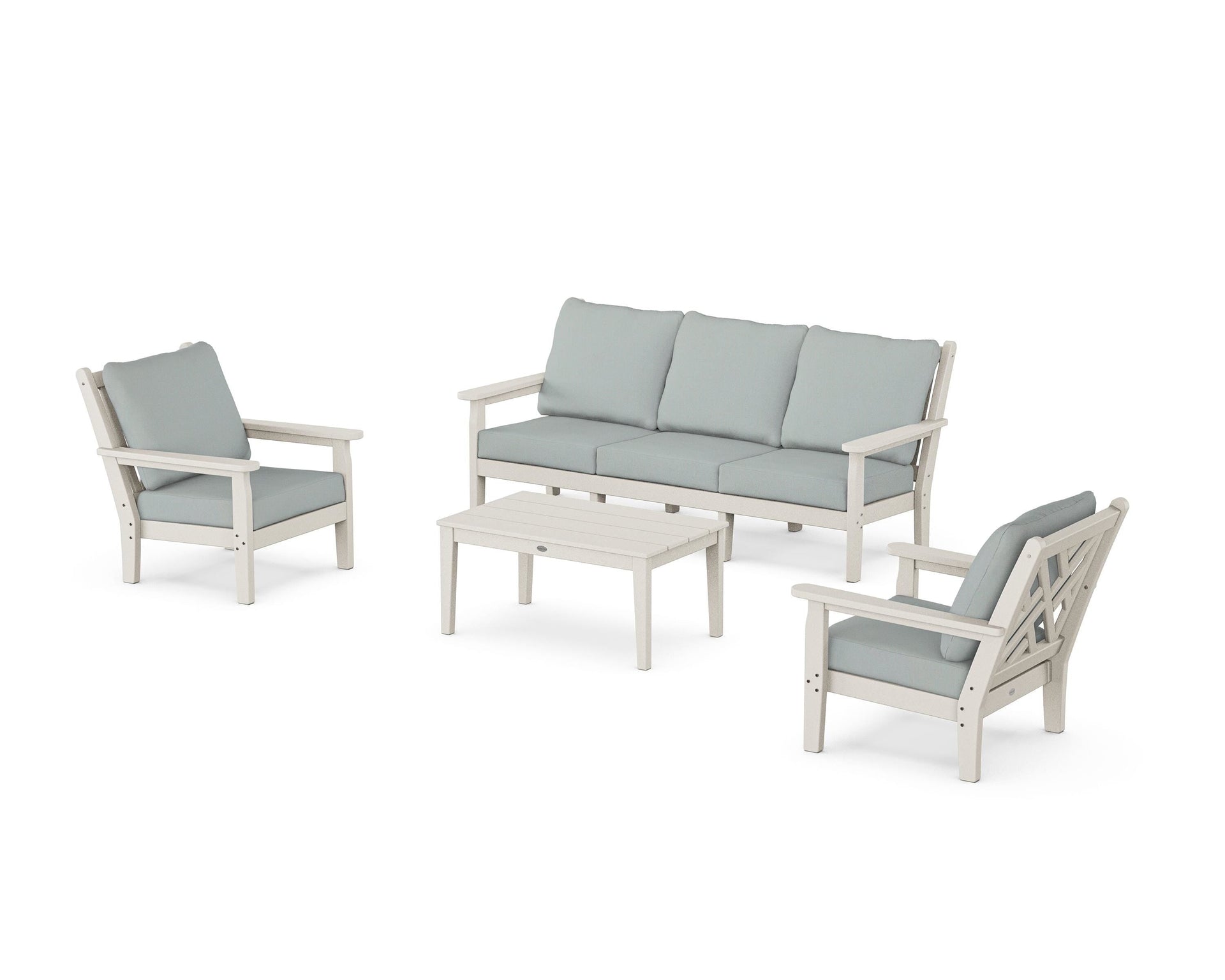 Chippendale 4-Piece Deep Seating Set with Sofa