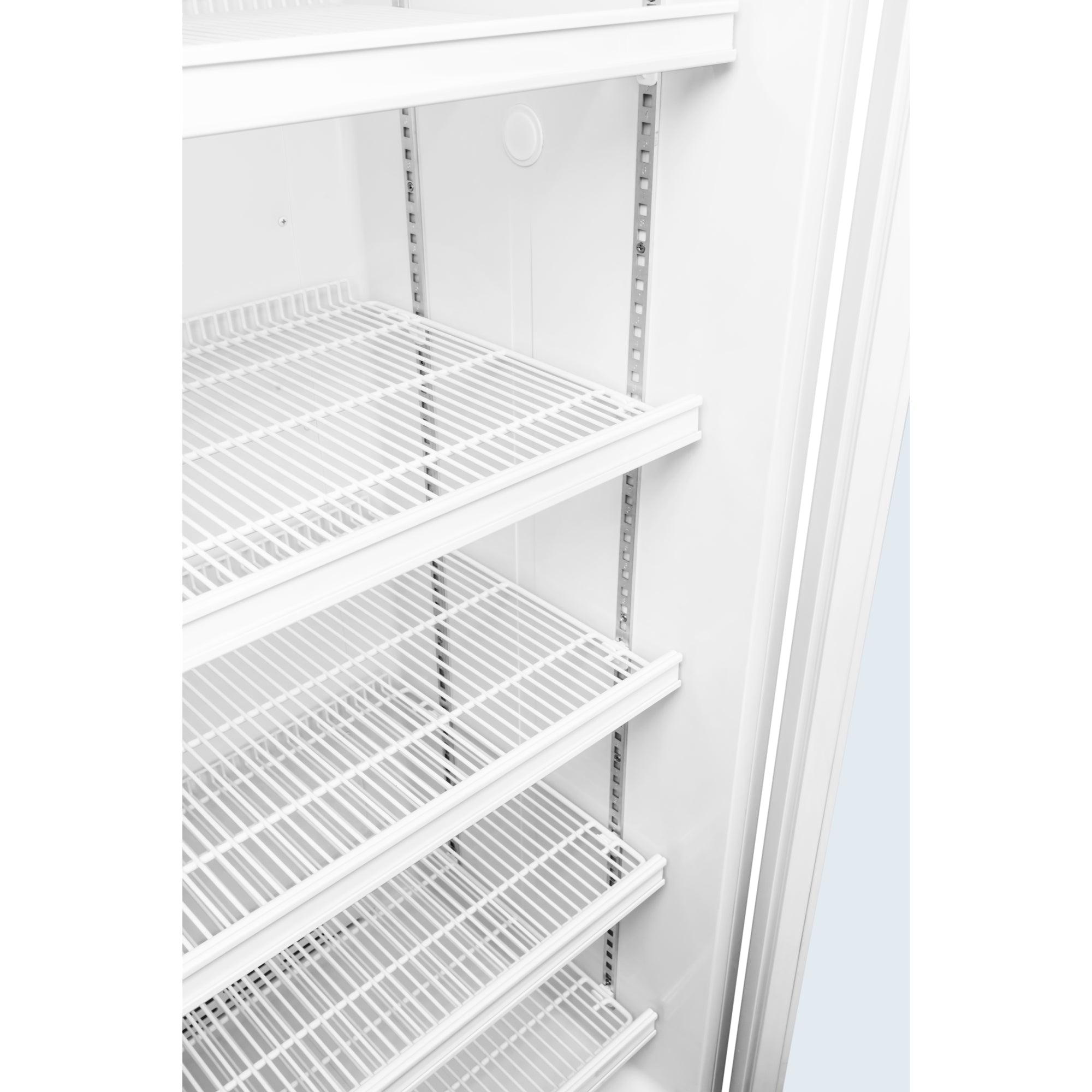 25 in. 15 cu. ft. Medical Pharmacy Refrigerator With Multi-Level Emergency Alarms in White, UL Listed
