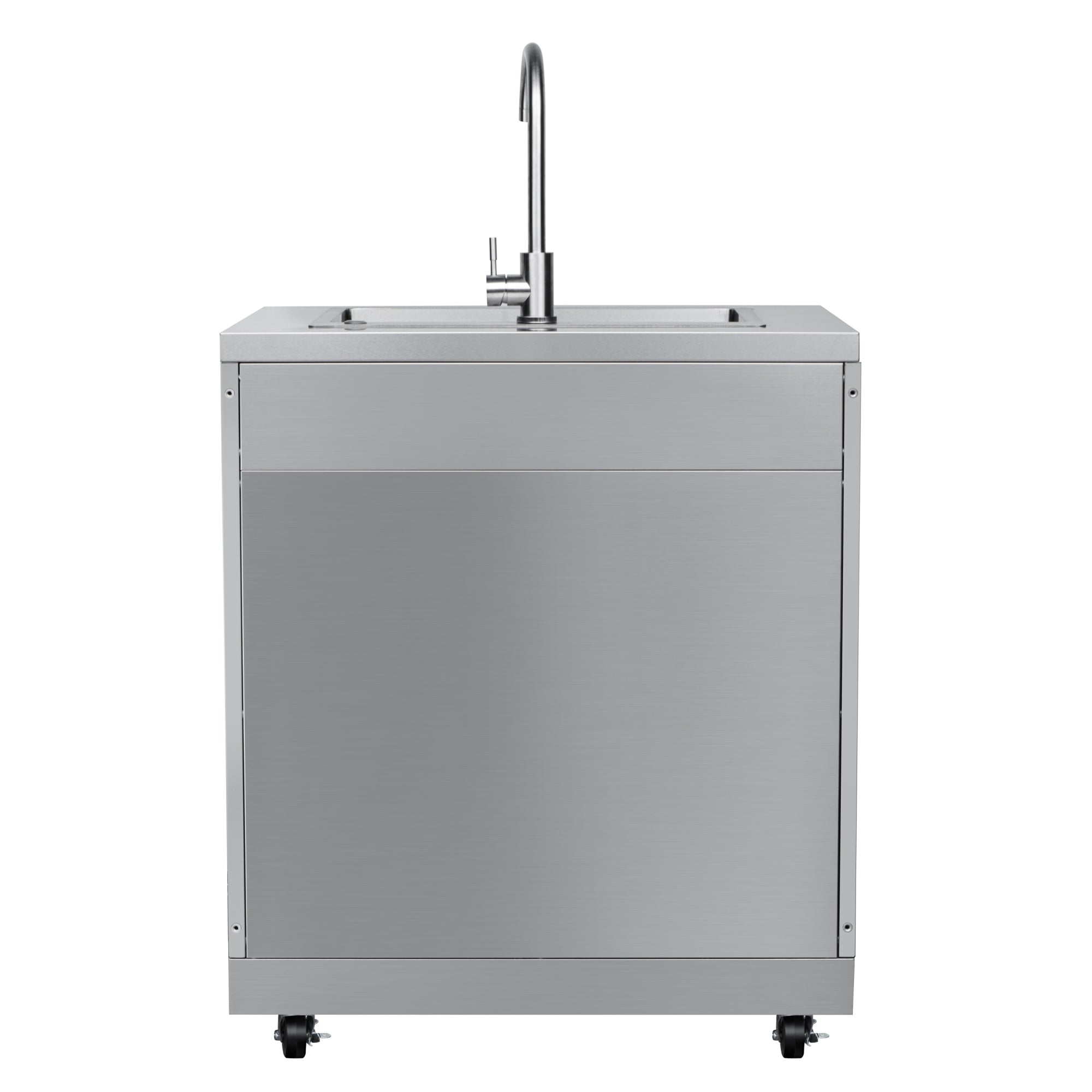 32 in. Sink with Cabinet in Stainless-Steel for Outdoor Kitchen (KM-OKS-SWC)