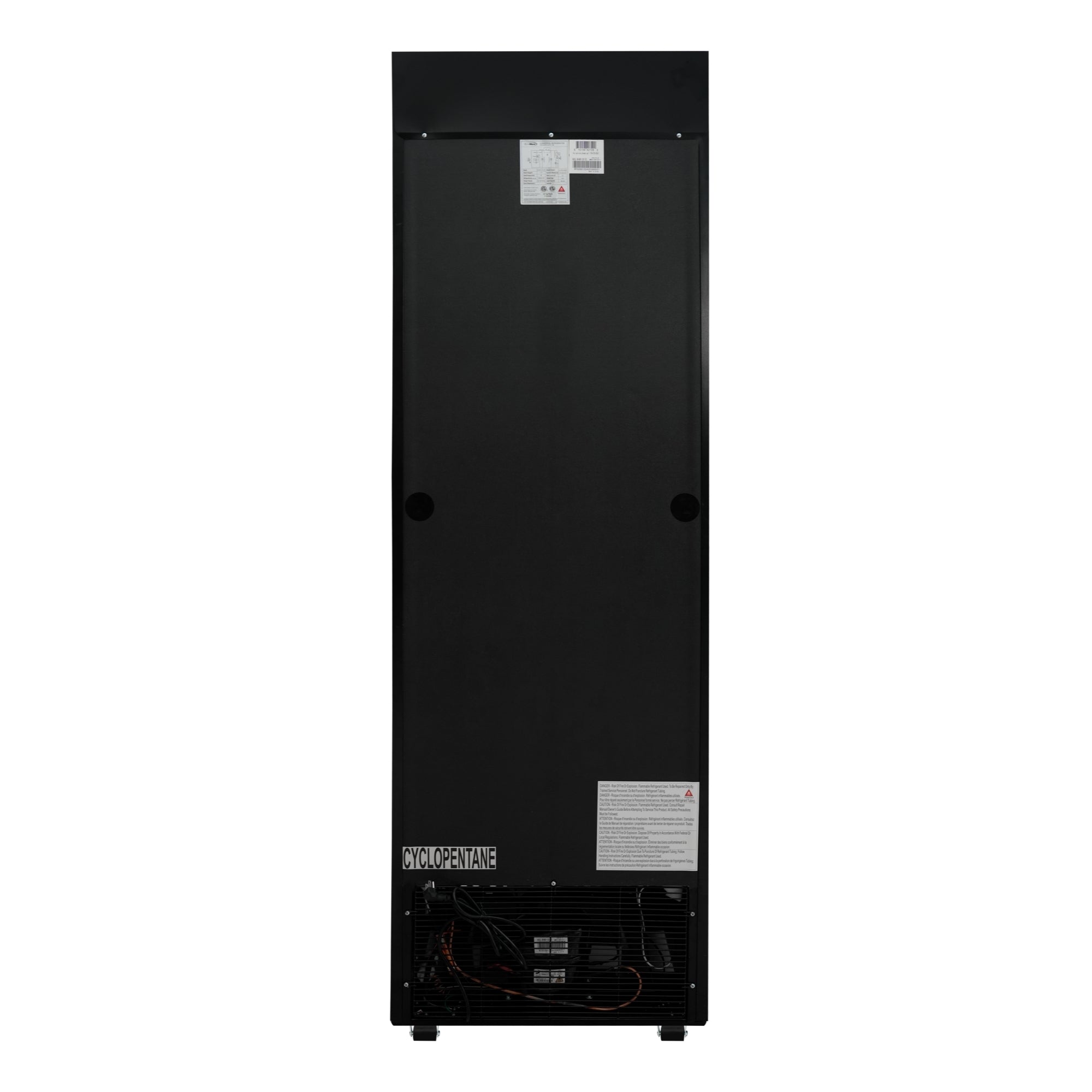 26 in. Commercial Merchandiser Refrigerator with LED Lights, 15 Cu. Ft. in Black