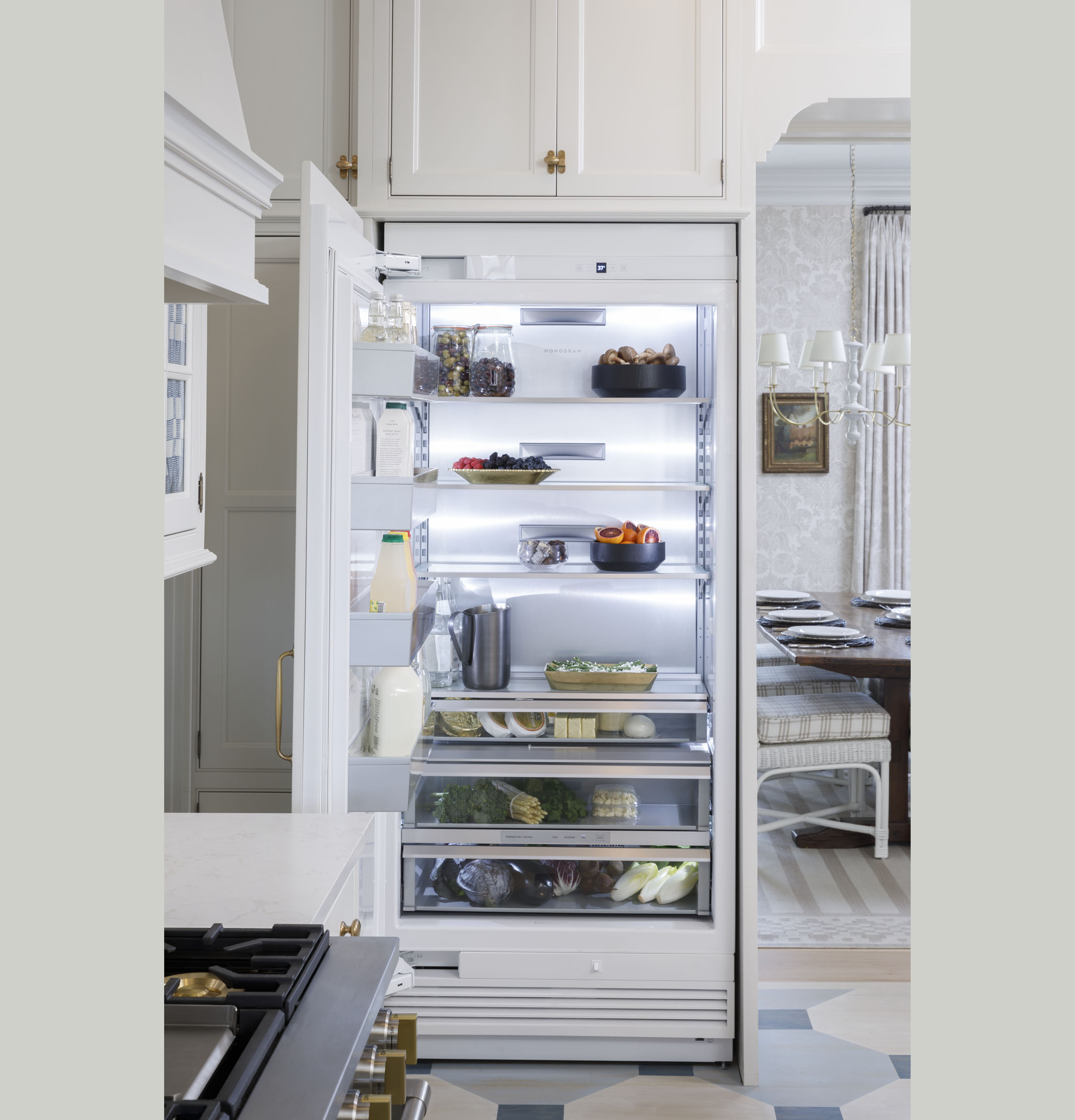 Monogram 36" Panel-Ready Integrated Column Refrigerator