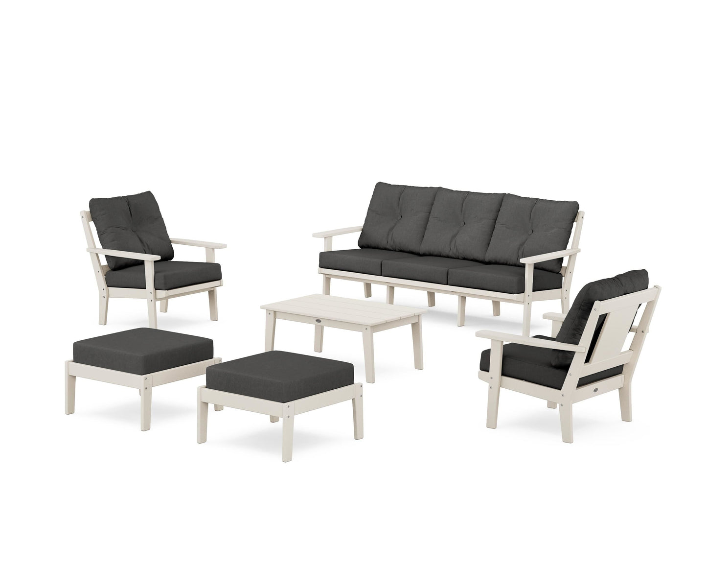 Prairie 6-Piece Lounge Sofa Set